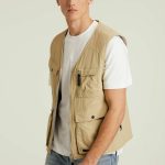 beige vest