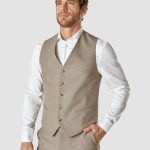 beige vest