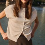 beige vest