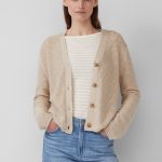 beige vest dames