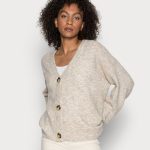 beige vest dames