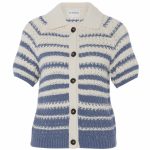 blauw vest dames