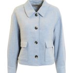 blauw vest dames