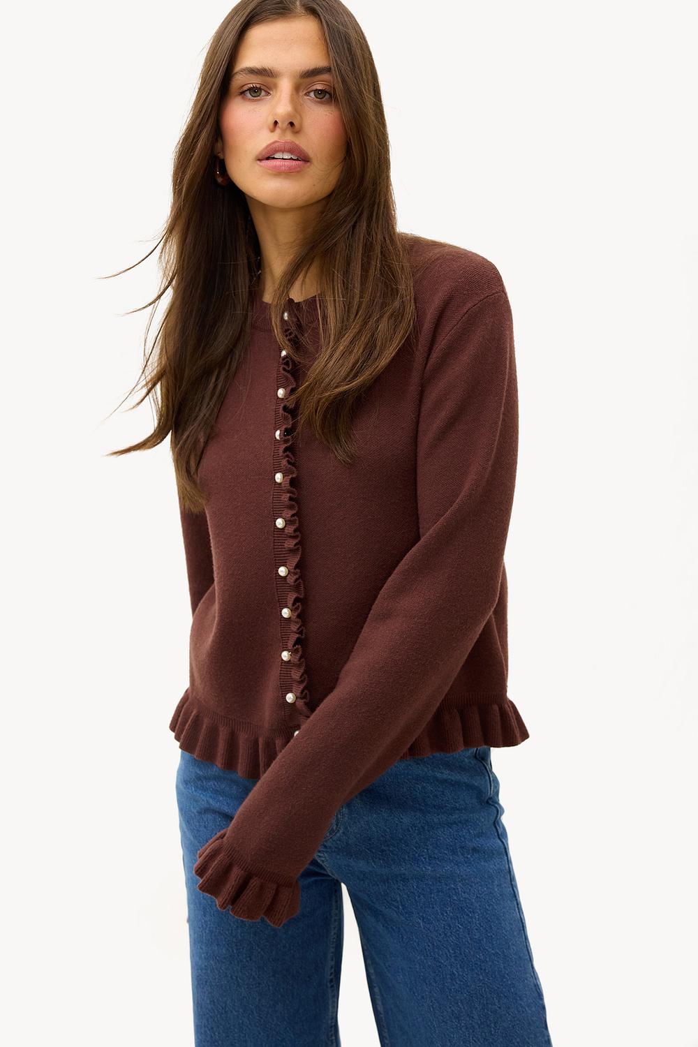 bruin-vest-033zve-1.jpg bruin vest - Afbeelding 1