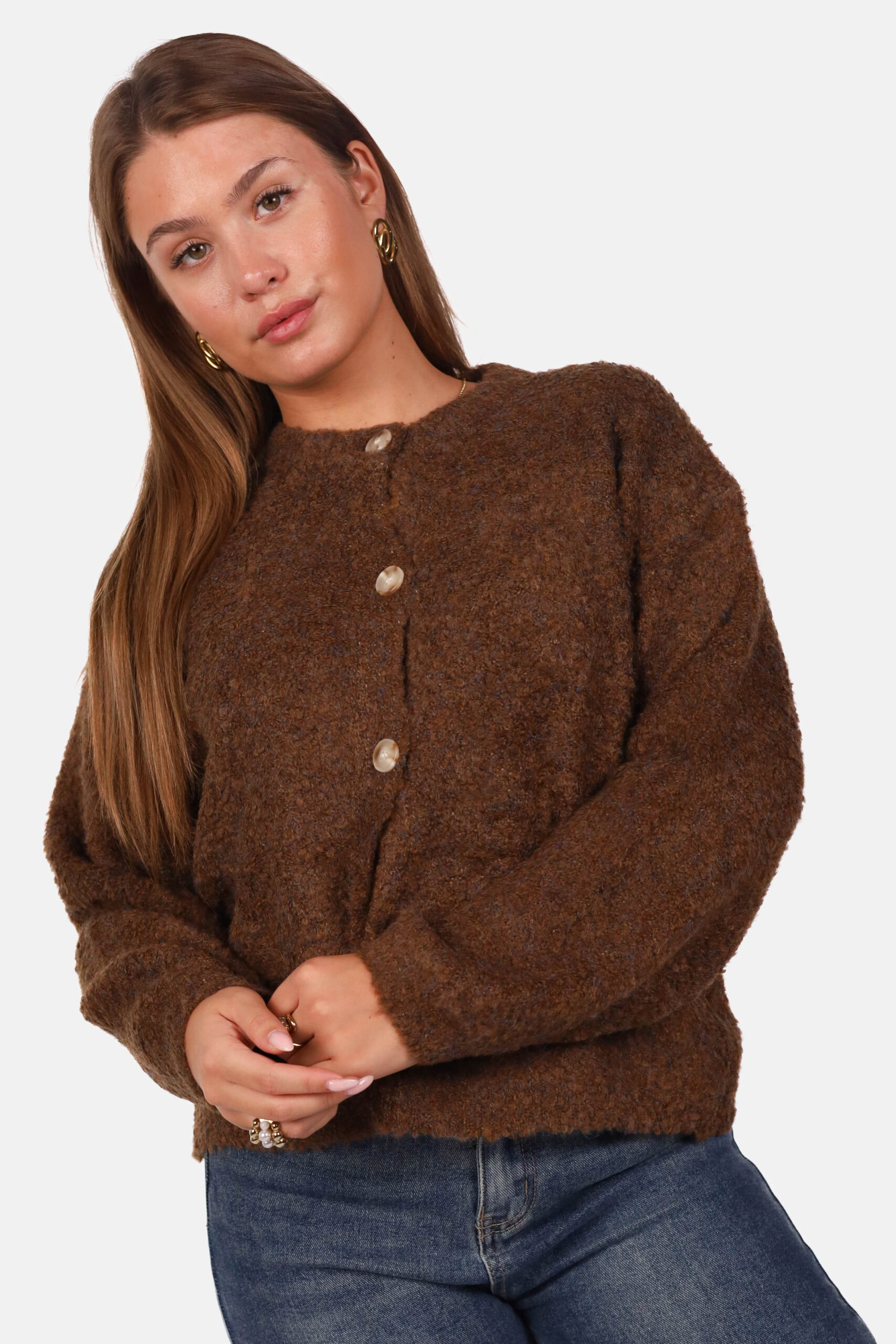 bruin-vest-646unx-1.jpg bruin vest - Afbeelding 1