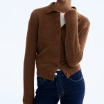 bruin vest dames