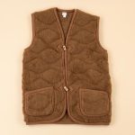 bruin vest dames