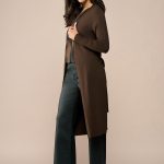 bruin vest dames