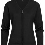 dames vest met rits