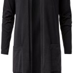 dames vest zwart