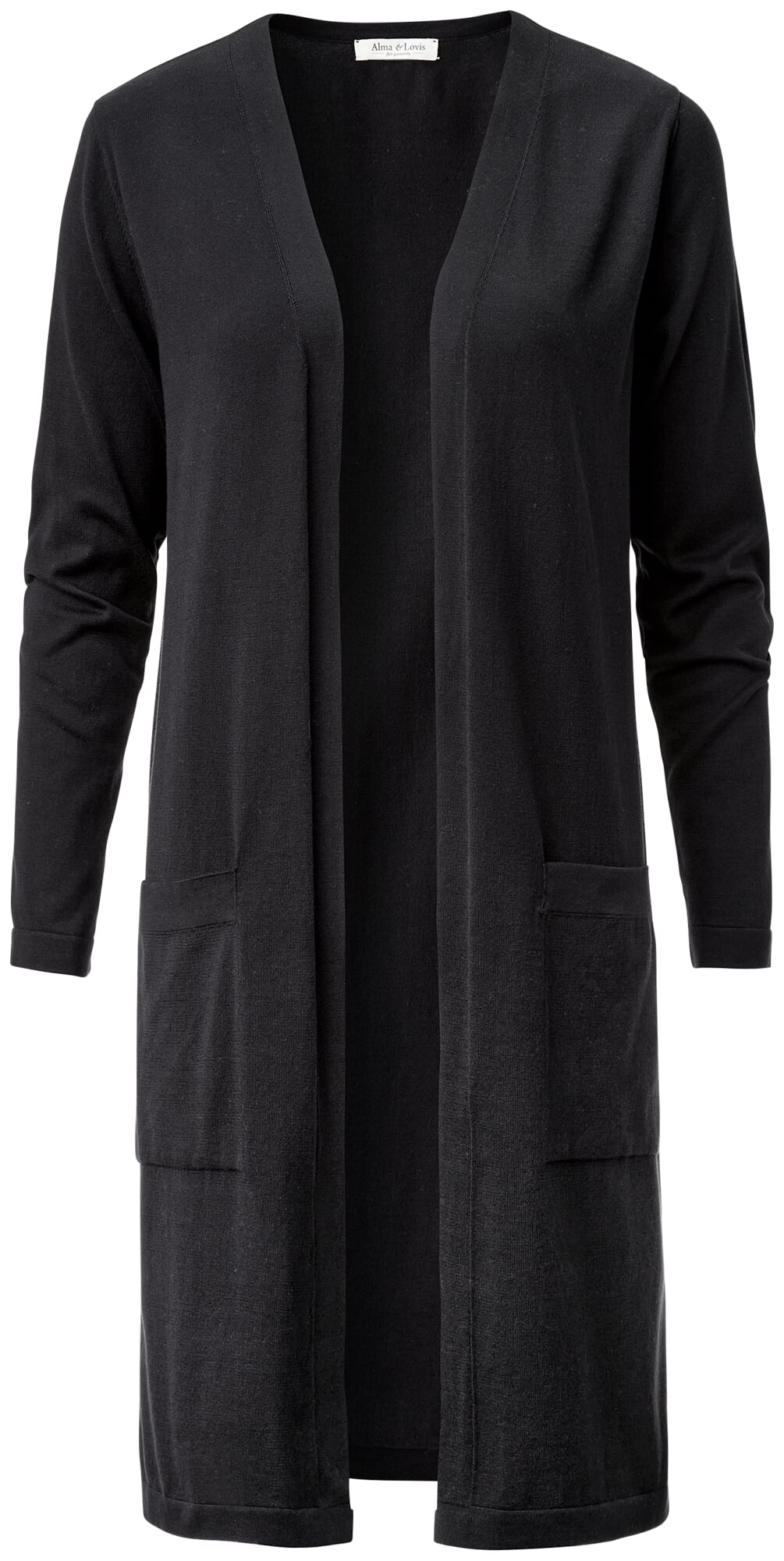 dames-vest-zwart-203gaw-1.jpg dames vest zwart - Afbeelding 1