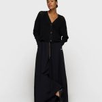 dames vest zwart