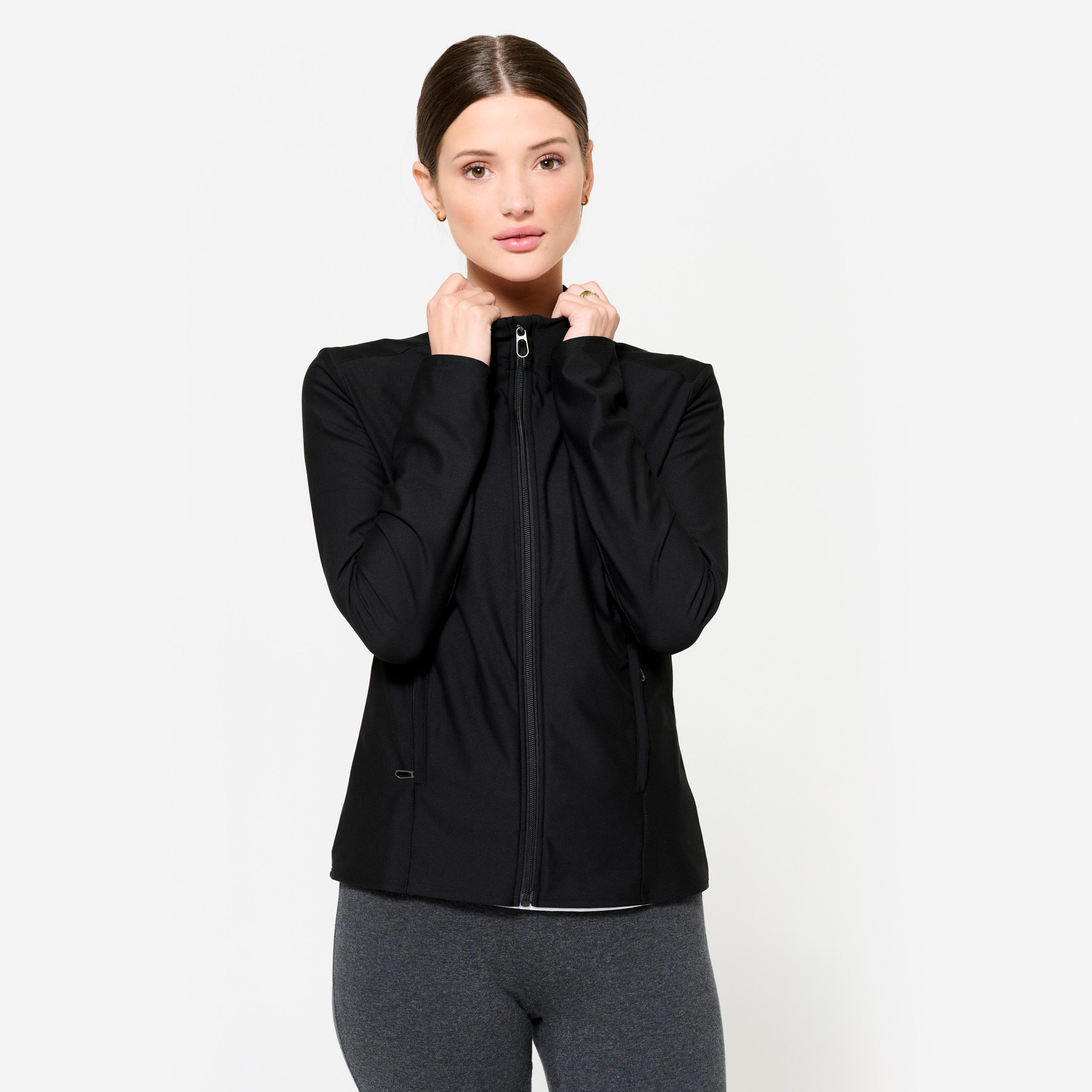 dames-vest-zwart-350apm-1.jpg dames vest zwart - Afbeelding 1