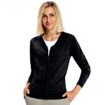 dames vest zwart