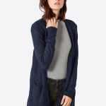 donkerblauw vest dames