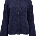 donkerblauw vest dames