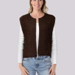 gilet bruin