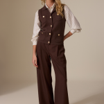 gilet bruin