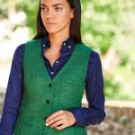 groen vest dames