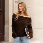 off shoulder trui