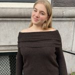 off shoulder trui