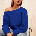 off shoulder trui