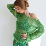 off shoulder trui
