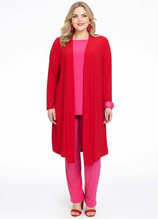 rood-vest-dames-369dkp-1.jpg rood vest dames - Afbeelding 1