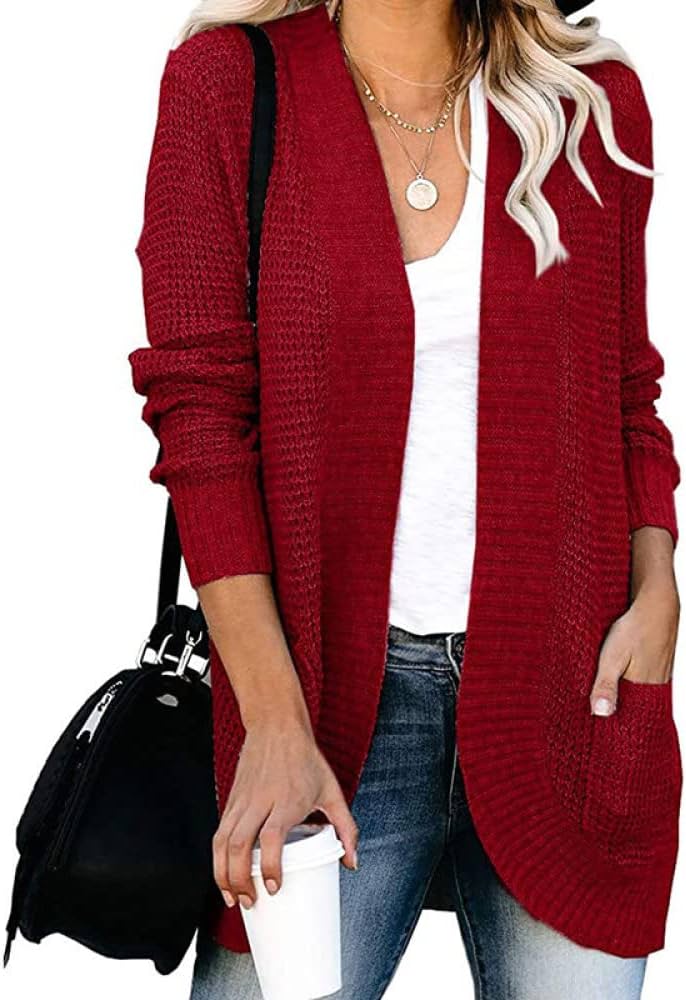 rood-vest-dames-544oiv-1.jpg rood vest dames - Afbeelding 1