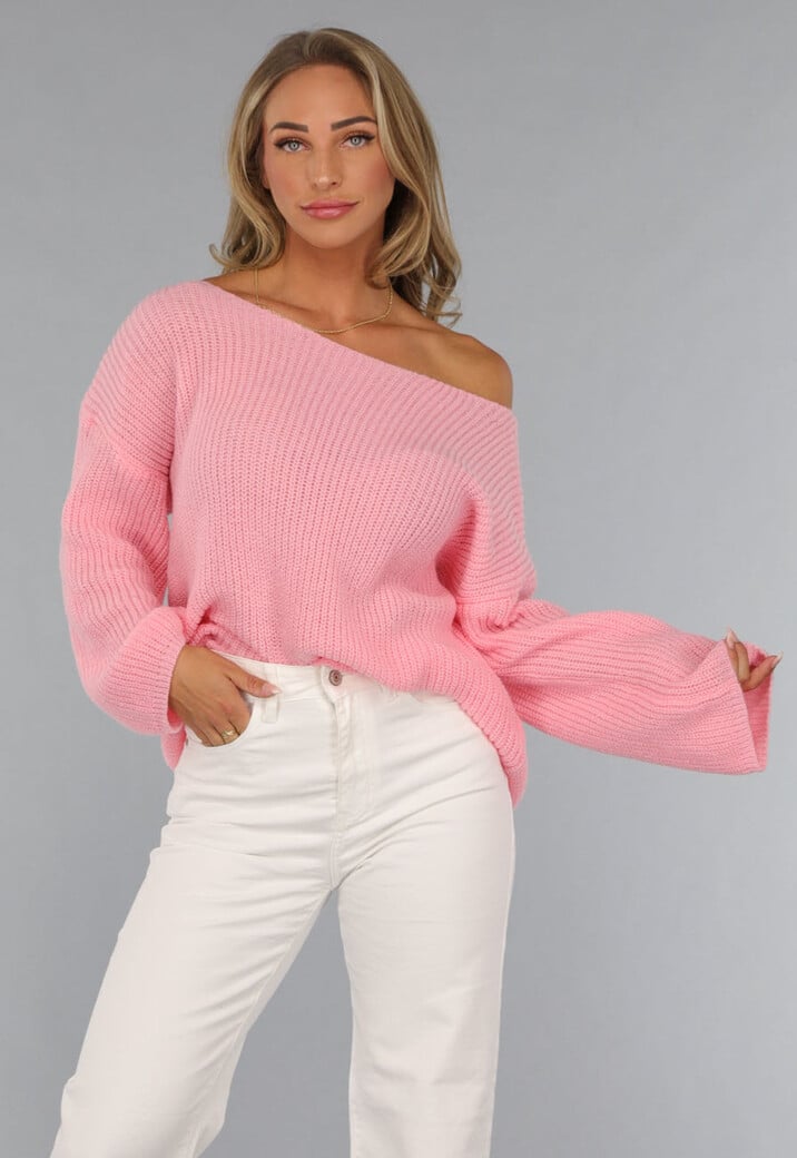roze-trui-625jju-1.jpg roze trui - Afbeelding 1