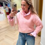 roze trui