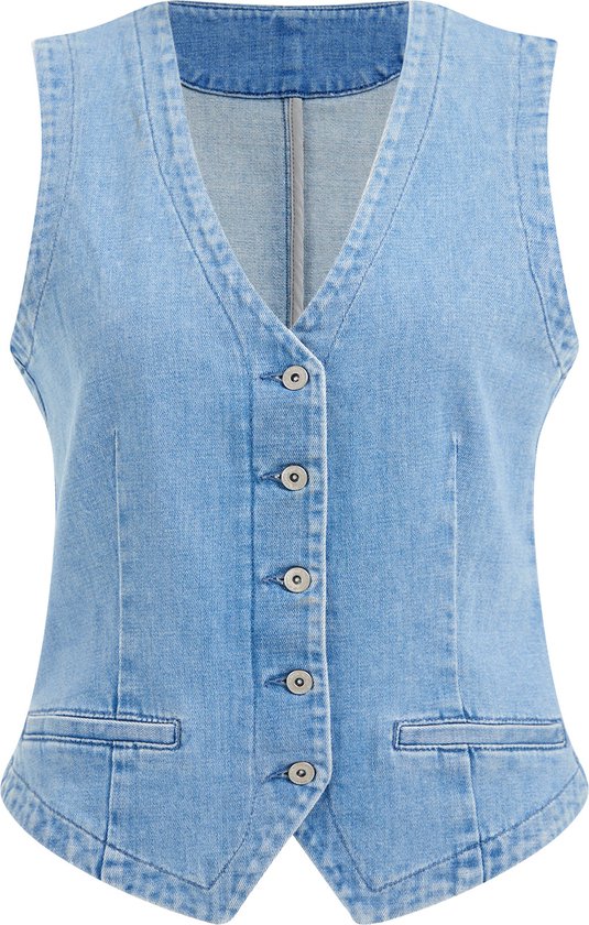 spijker-gilet-dames-258enf-1.jpg spijker gilet dames - Afbeelding 1