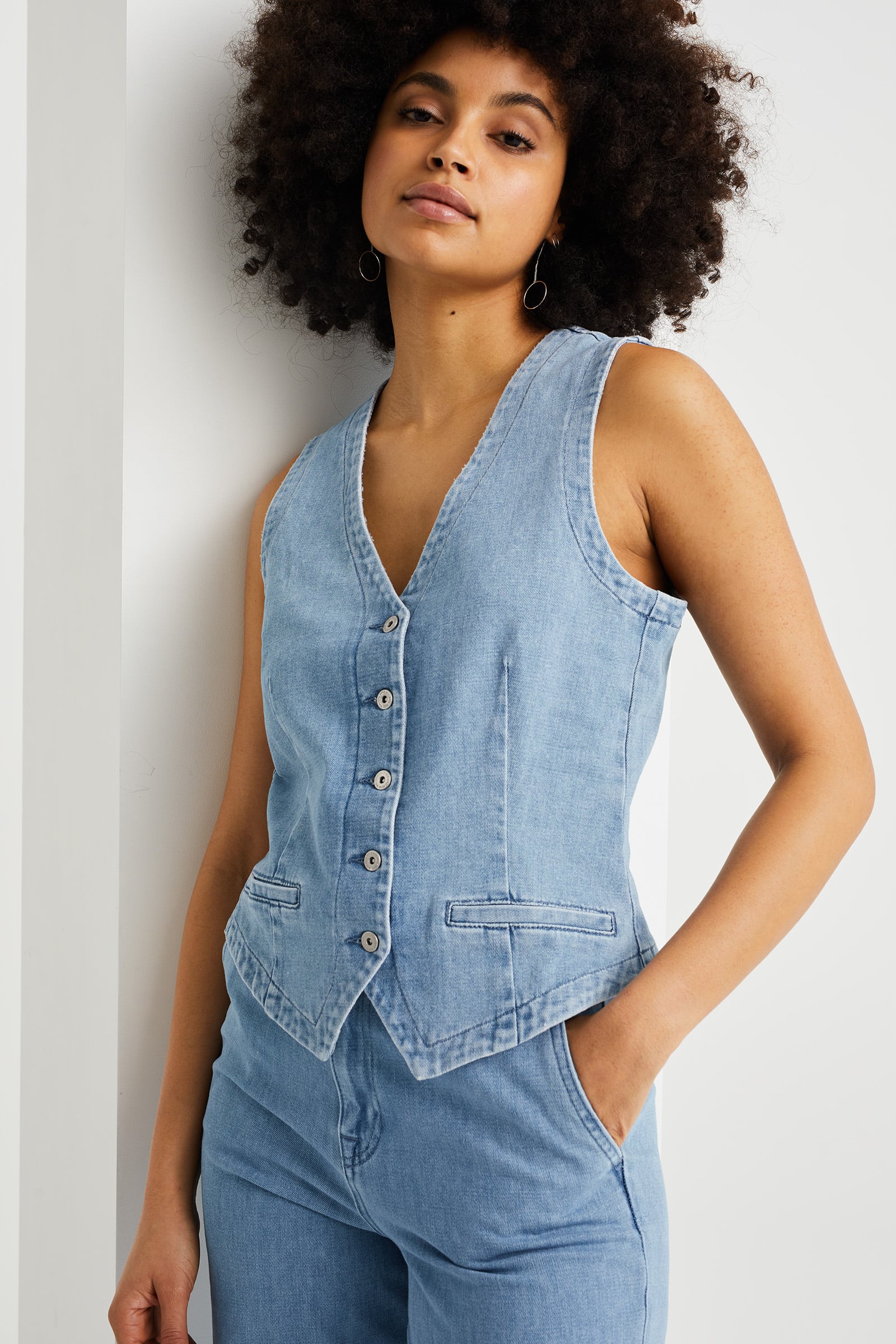 spijker-gilet-dames-339hes-1.jpg spijker gilet dames - Afbeelding 1