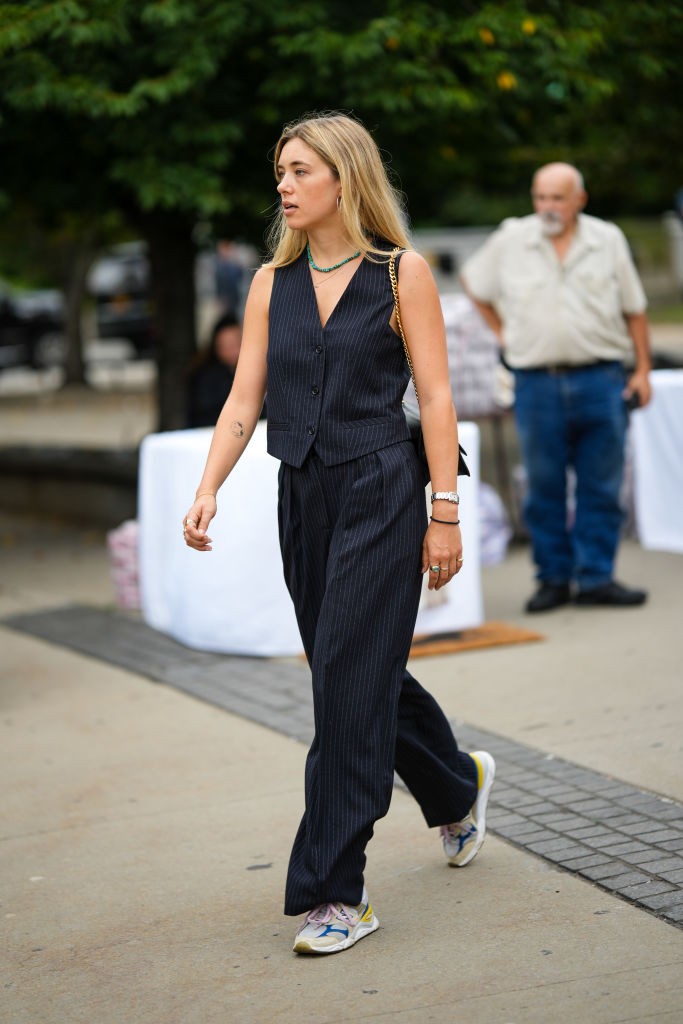Street Style - September 2022 - New York Fashion Week vestje zonder mouwen - Afbeelding 1