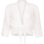 wit dames vest