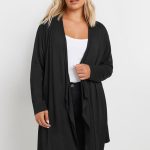 zwart dames vest
