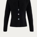 zwart dames vest