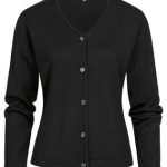 zwart dames vest