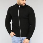 zwart heren vest