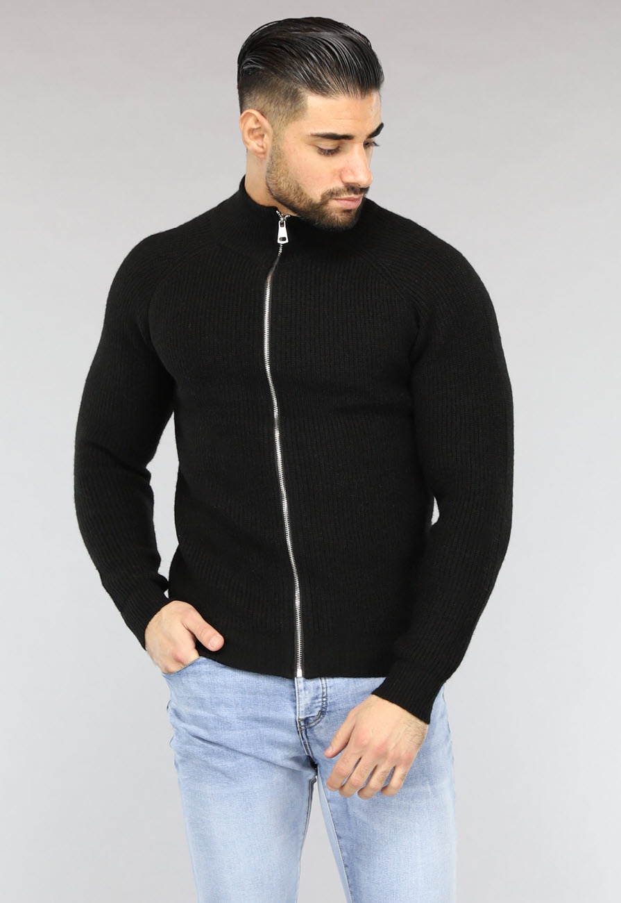zwart-heren-vest-514kvo-1.jpg zwart heren vest - Afbeelding 1