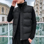 zwart vest heren