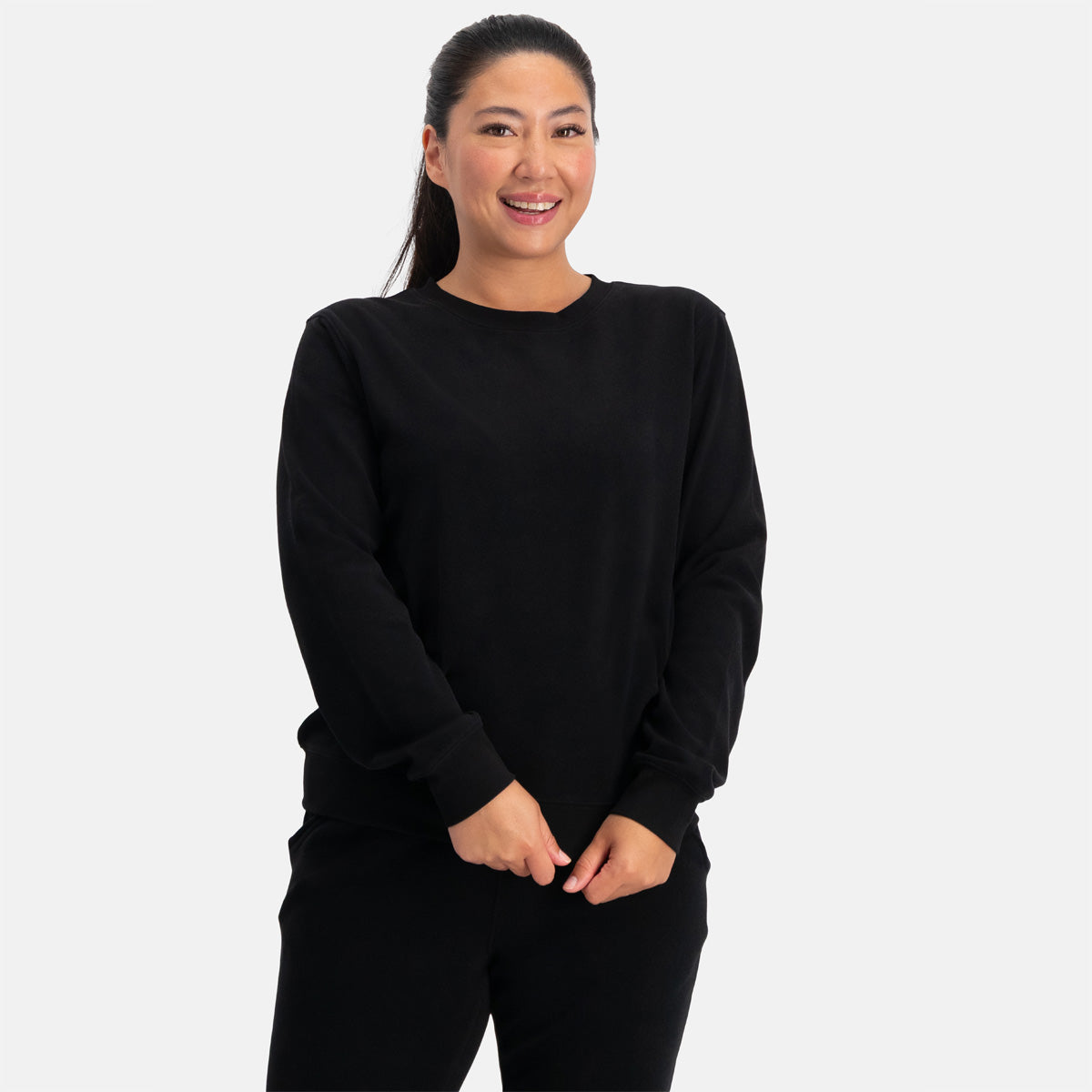 zwarte-sweater-dames-448ums-1.jpg zwarte sweater dames - Afbeelding 1